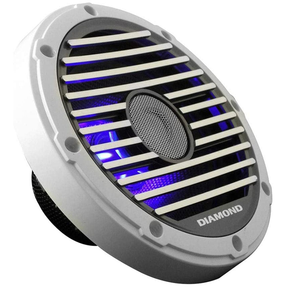 Diamond Audio HXM525 60W RMS 5.25 Inch Marine Coaxial Speakers - Waterproof 2-Way Motorsport Series for Boats, ATVs & Outdoor Adventures