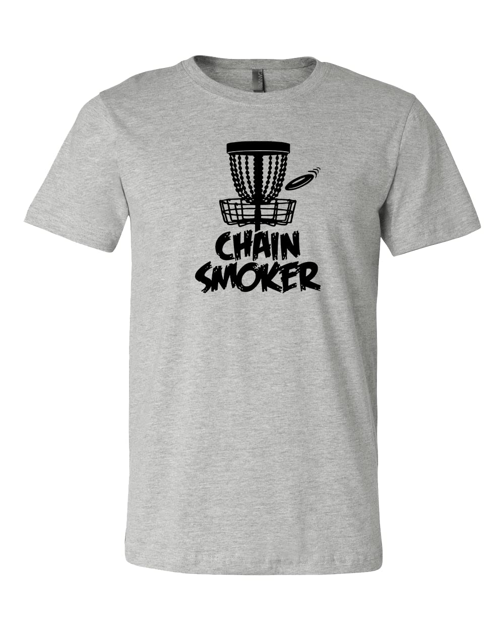 Premium Disc Golf T-Shirt for Men & Women - Best Frisbee Golf Gift for Players - Chain Smoker Design - Comfortable Sportswear for Tournaments & Casual Play