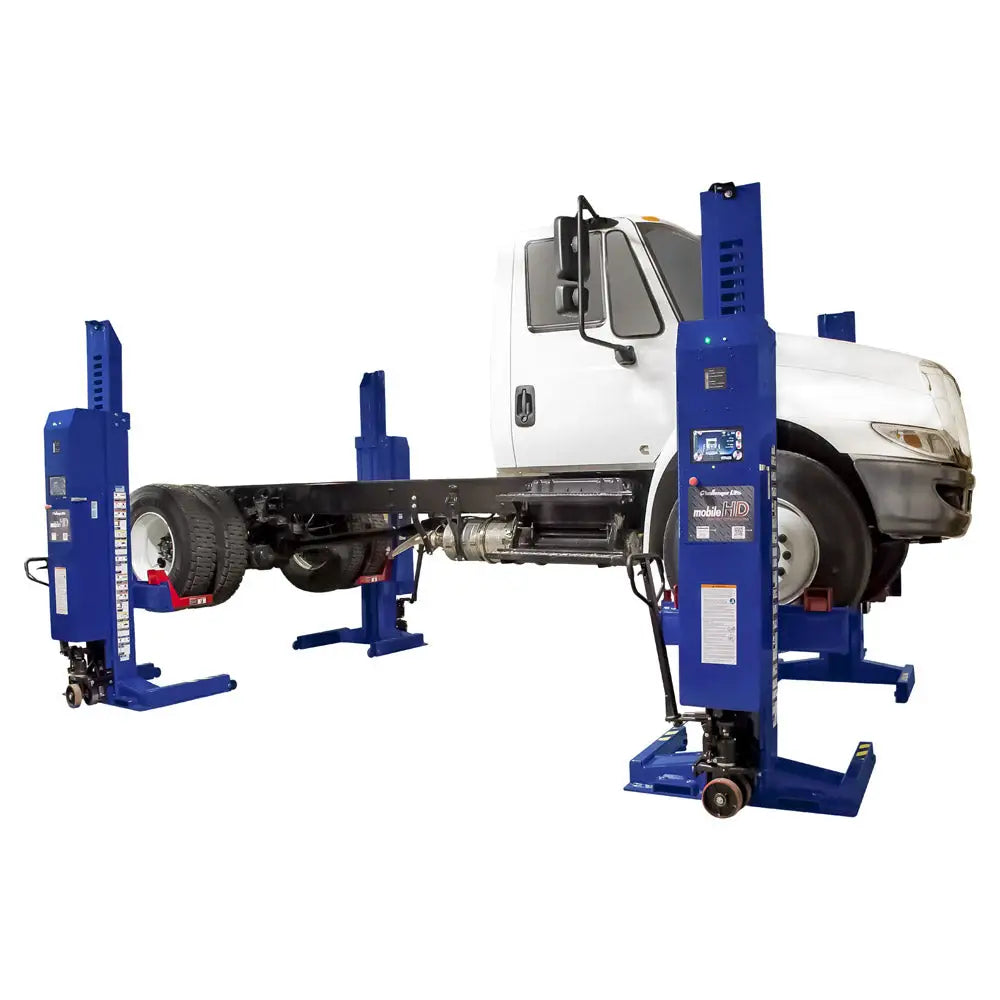 Challenger ALI Mobile Column Truck Lift CLHM 140 - Heavy Duty Vehicle Lift for Auto Repair Shops & Garages - Perfect for Car Maintenance, Tire Changes & Brake Services