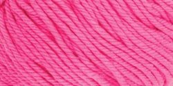 100% Cotton Crochet Thread - Size 4 Yarn for Knitting & Crocheting - Bright Pink - Perfect for DIY Scarves, Hats & Baby Blankets