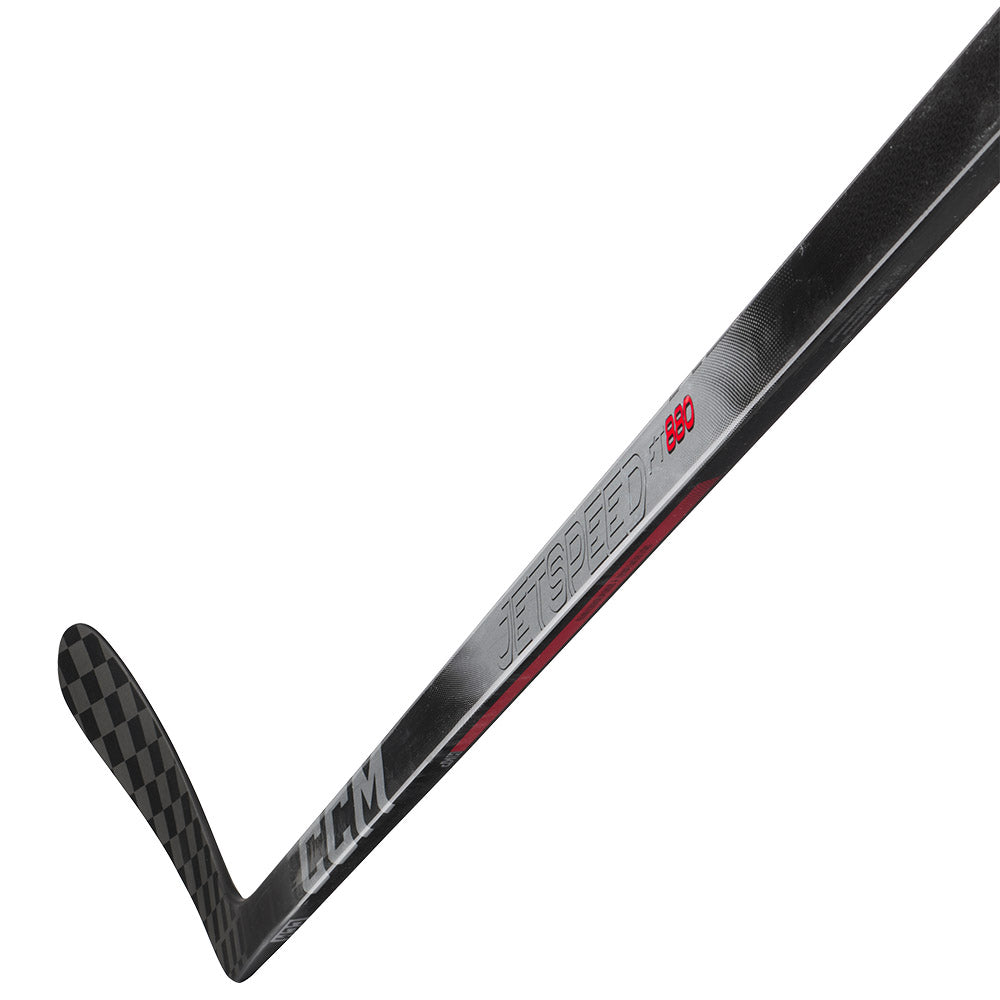 CCM Jetspeed FT880 Junior Ice Hockey Stick - Lightweight Composite Hockey Stick for Youth Players - Perfect for Training, Games & Competitive Play