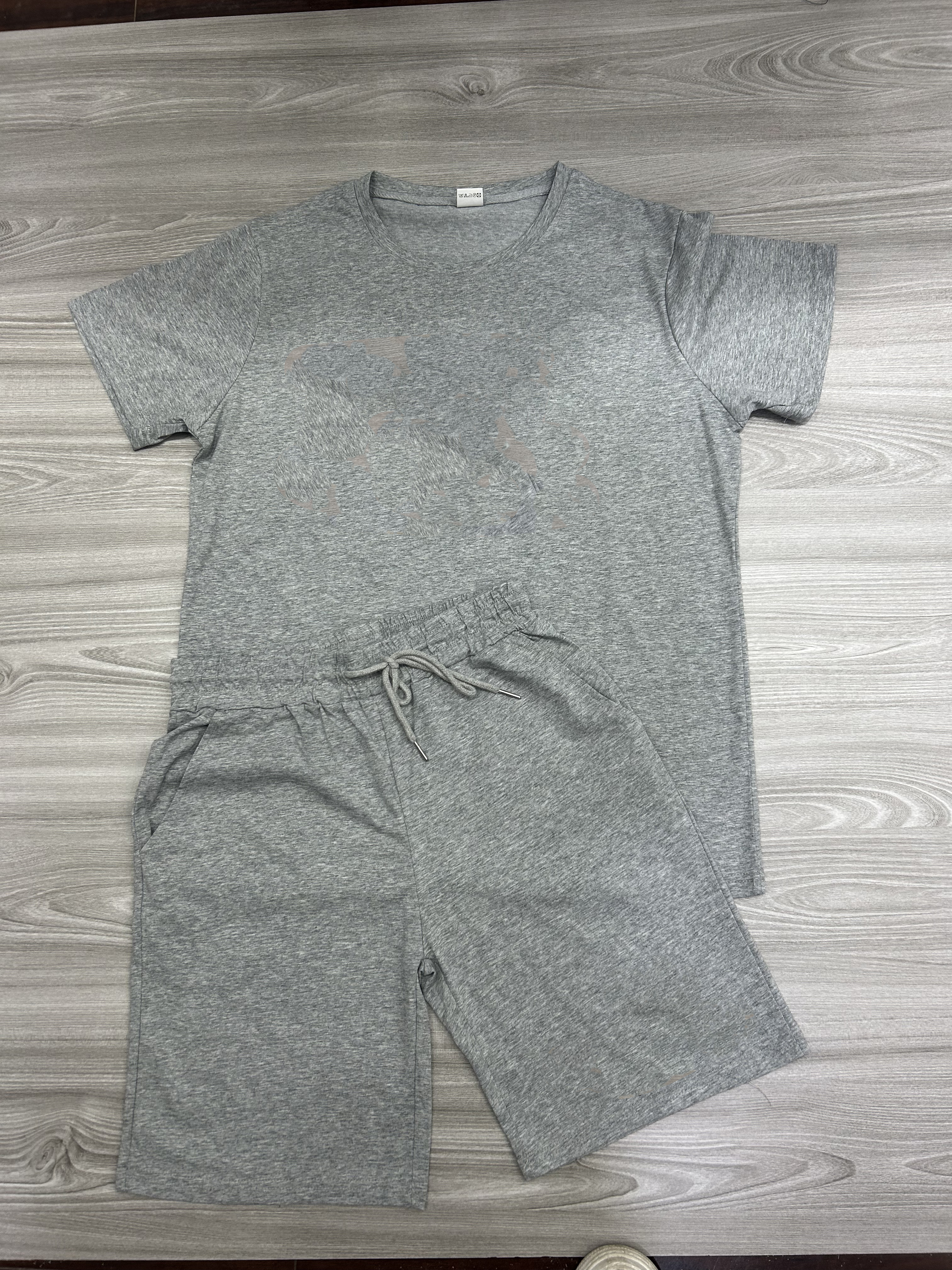Men's Casual Short Sleeve T-Shirt and Shorts Set - Comfortable Summer Outfit for Beach, Gym, and Everyday Wear