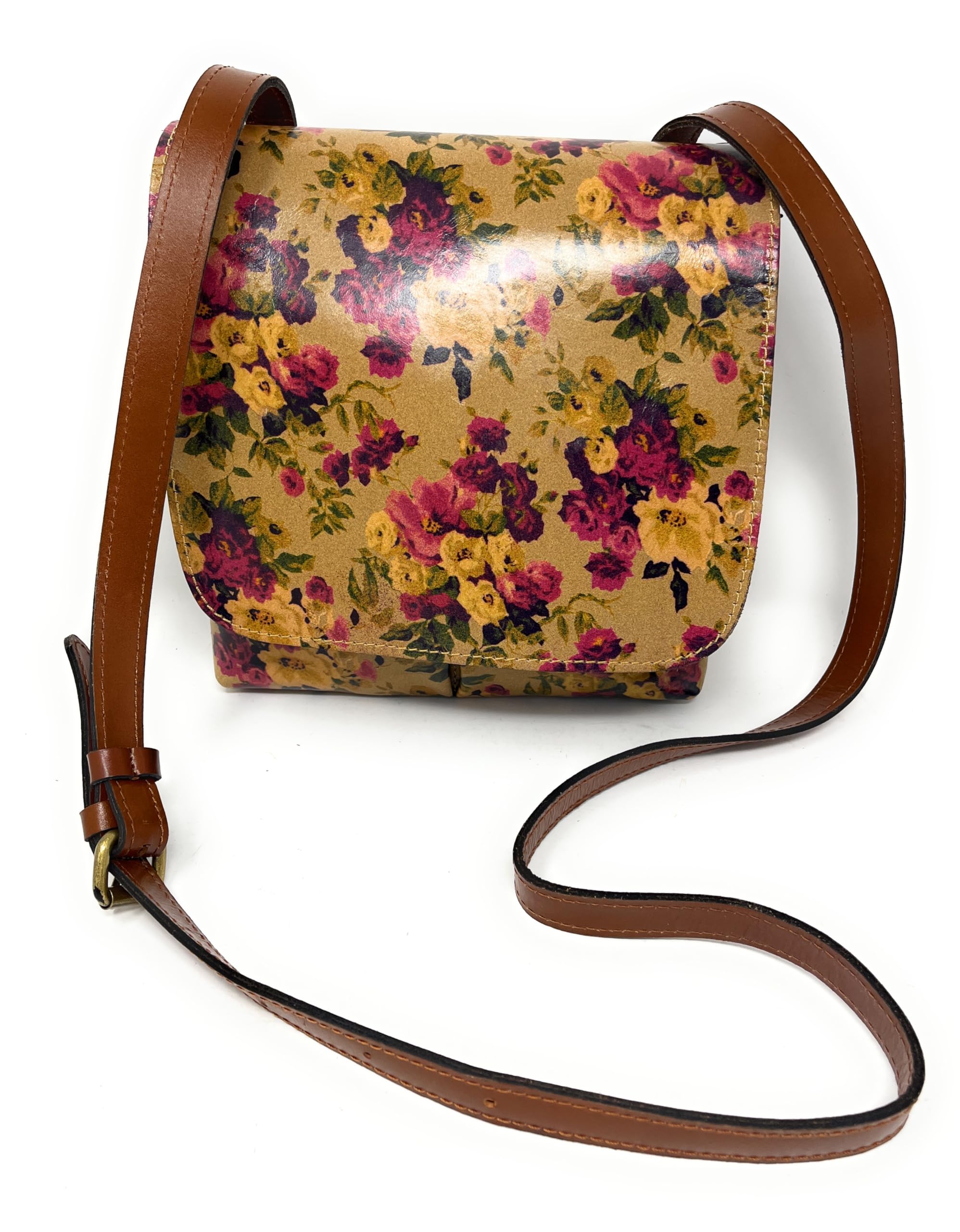 Patricia Nash Granada Genuine Leather Crossbody Purse for Women - Stylish & Durable Handbag for Everyday Use, Travel & Shopping