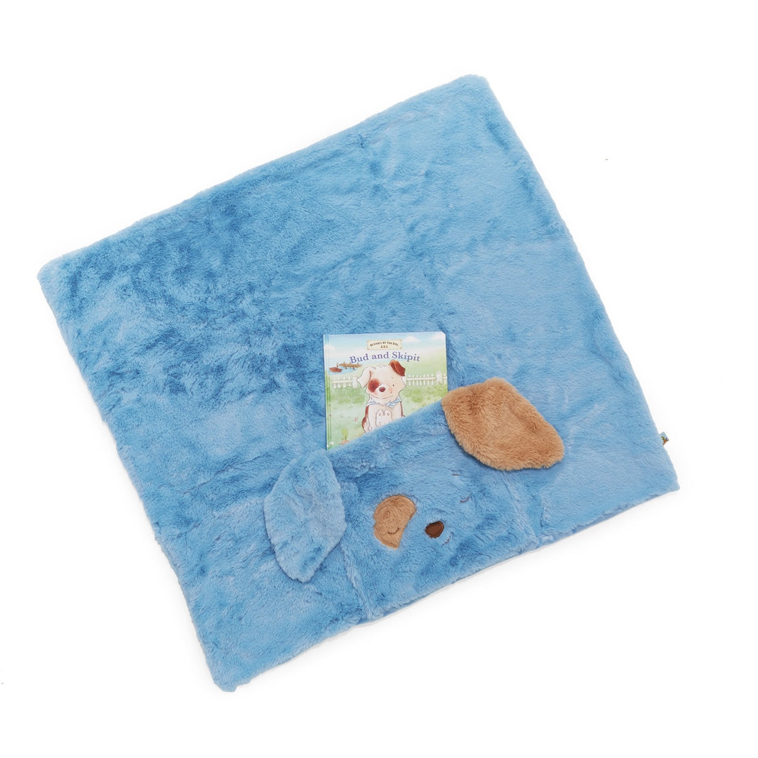 Skipit Tuck Me In Blanket - Soft Cozy Fleece Throw for Adults & Kids - Perfect for Bedtime, Lounging & Gift Giving