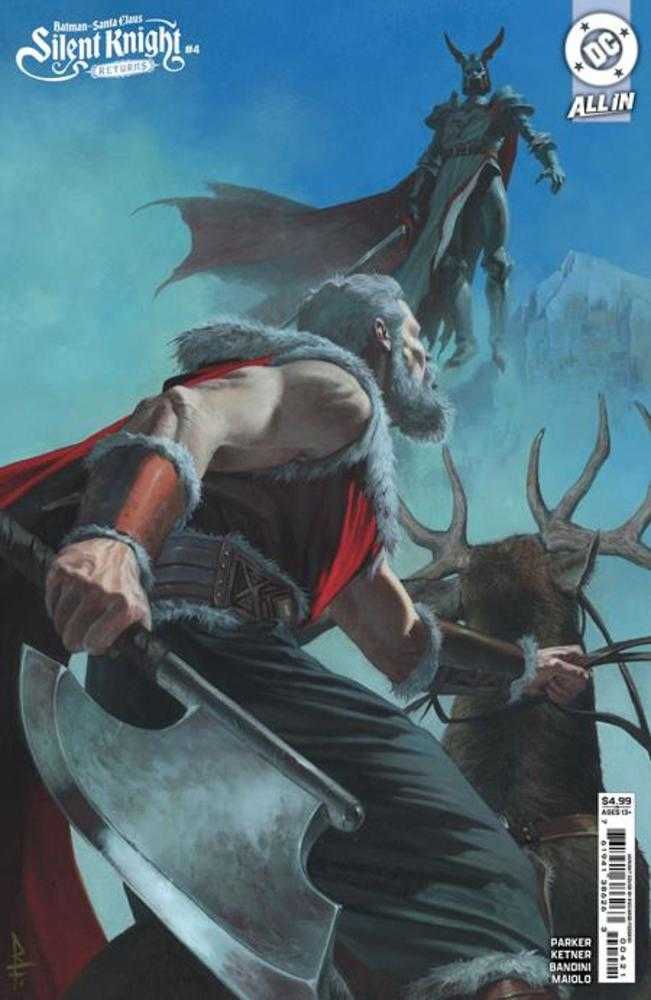 Batman Santa Claus Silent Knight Returns #5 Cover B Riccardo Federici Variant - DC Comics Collectible Edition for Holiday Gifts & Comic Book Displays