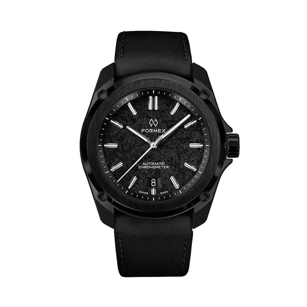 Essence Leggera 41mm Forged Carbon Watch - Luxury Lightweight Men's Chronograph for Sports & Business Occasions