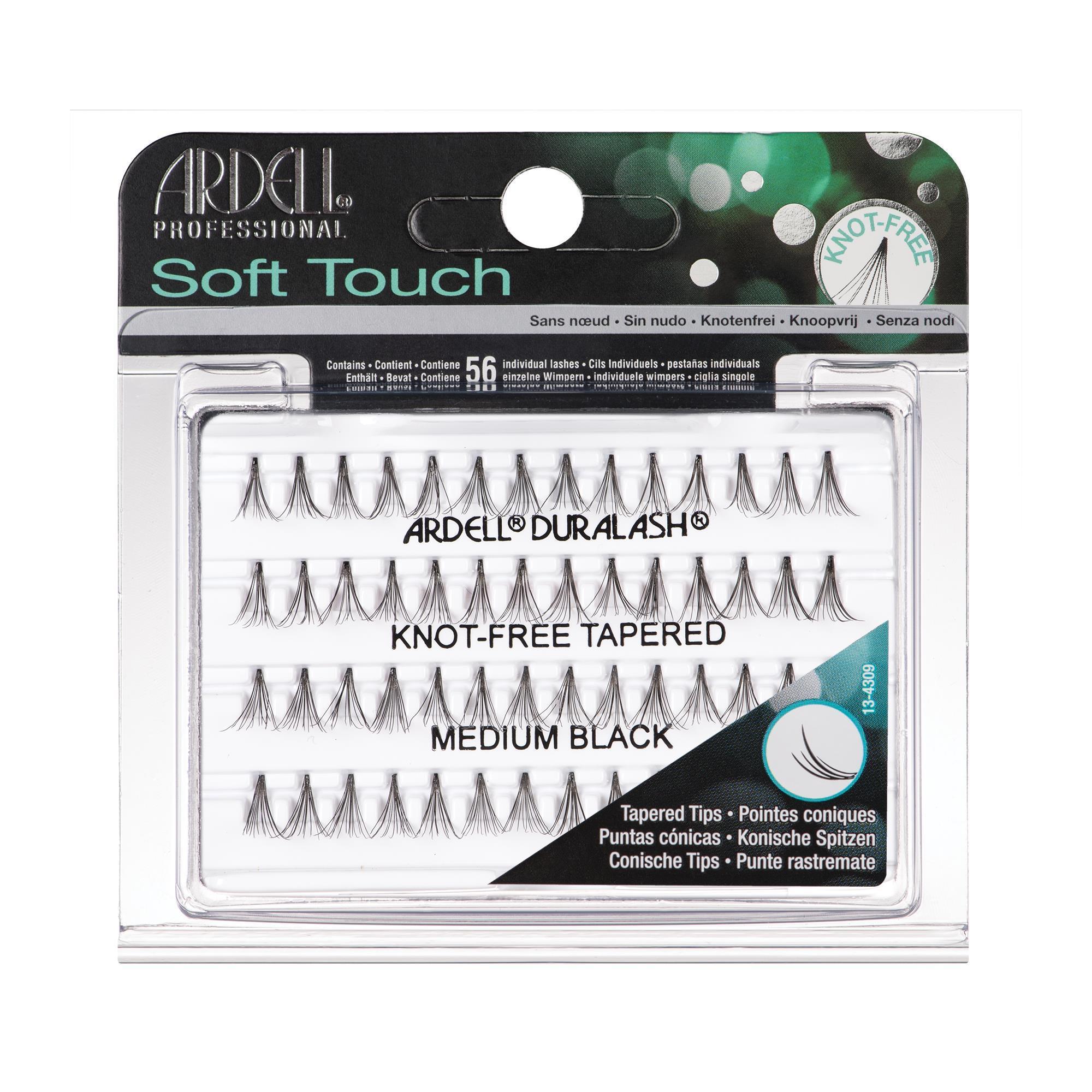 Ardell Soft Touch Knot-Free Black False Eyelashes - Natural Look for Everyday Wear & Special Occasions