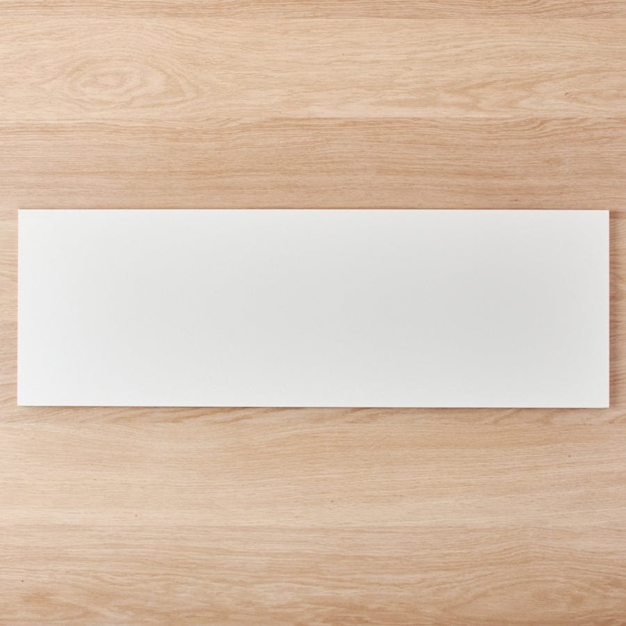Premium Matte White Ceramic Tile - 12x12 Inch Glossy Finish for Kitchen Backsplash, Bathroom & Shower Walls - Waterproof & Easy to Clean Home Decor Tiles
