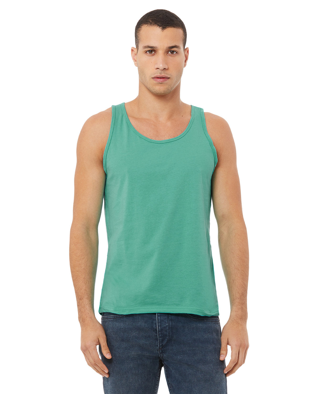 Bella + Canvas 3480 Unisex Jersey Tank Top - Soft Cotton Comfort Fit Sleeveless Shirt for Men & Women - Perfect for Gym, Yoga, Summer Outfits & Casual Wear