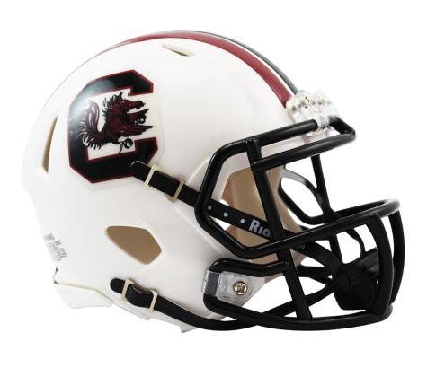 Authentic South Carolina Gamecocks Riddell Speed Mini Helmet - Collectible NCAA Football Memorabilia for Fans, Display & Gifts