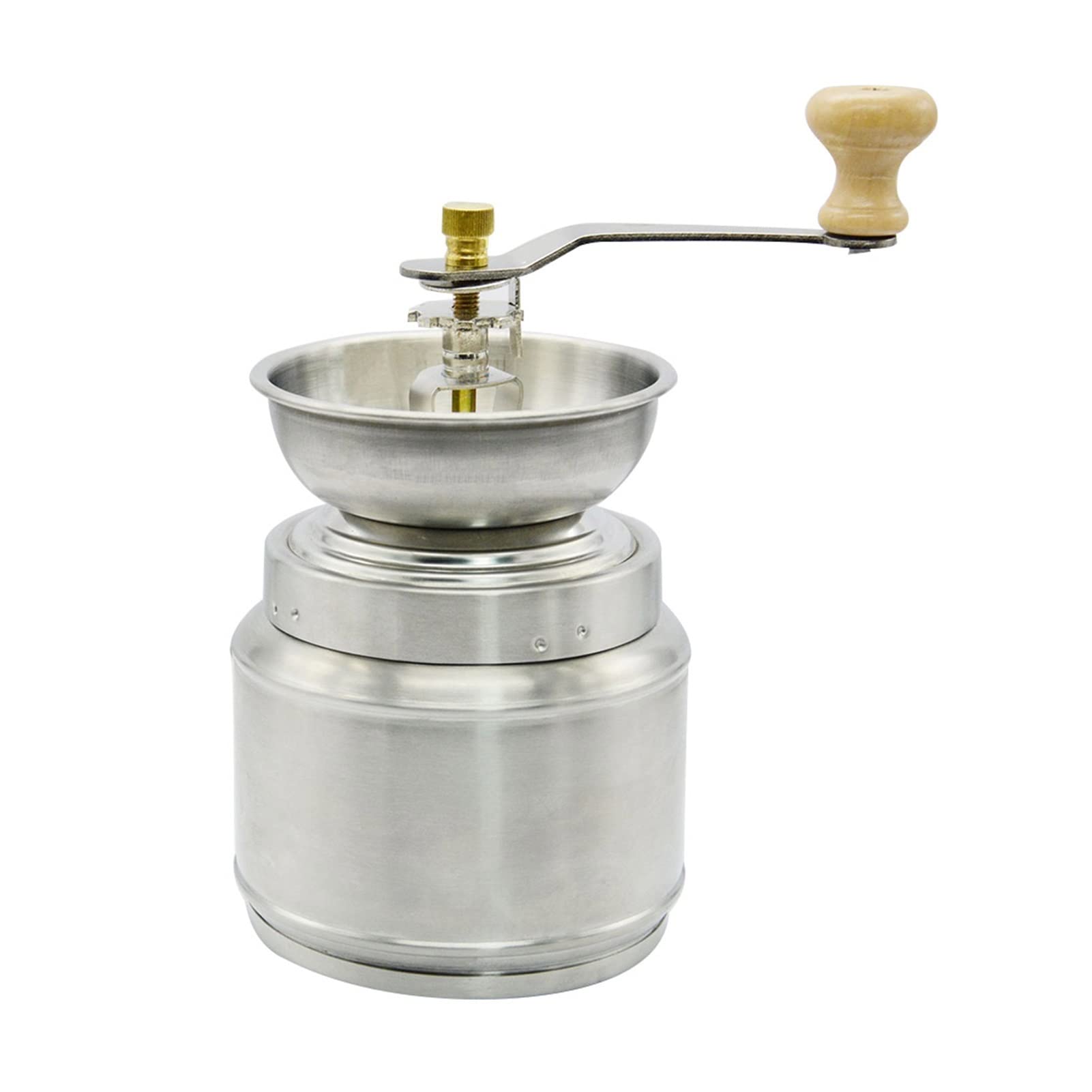 Premium Manual Coffee Grinder - Adjustable Stainless Steel Burr Mill for Coffee Beans, Spices & Nuts | Portable Hand Crank Coffee Maker for Home, Camping & Travel | Perfect for French Press, Pour Over & Espresso Brewing