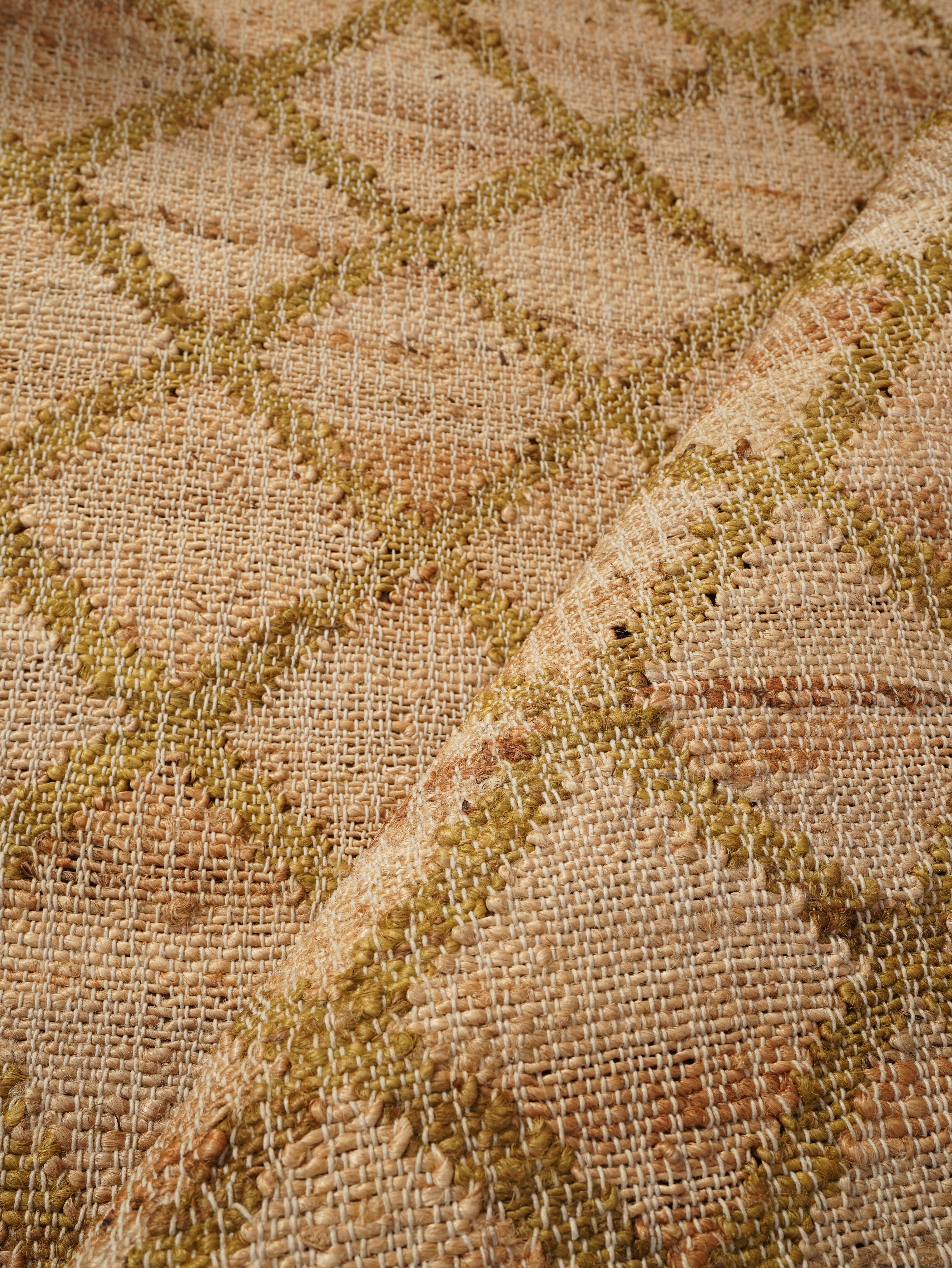 Eco-Friendly Poly Jute Braided Rug - Durable & Stylish Non-Slip Floor Mat for Living Room, Bedroom, or Entryway
