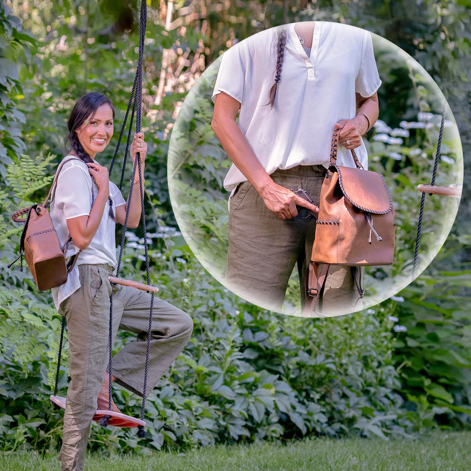Madelyn Backpack - Stylish & Secure Concealed Carry Purse for Women | Perfect for Travel, Shopping & Everyday Use