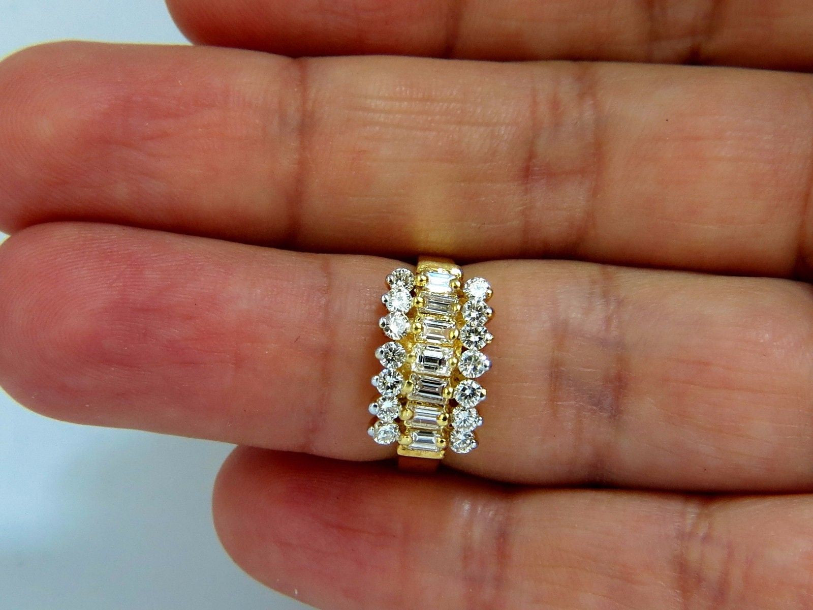 1.40ct Diamond Cathedral Engagement Ring in 14K Gold - Elegant Wedding Band for Proposals & Anniversaries