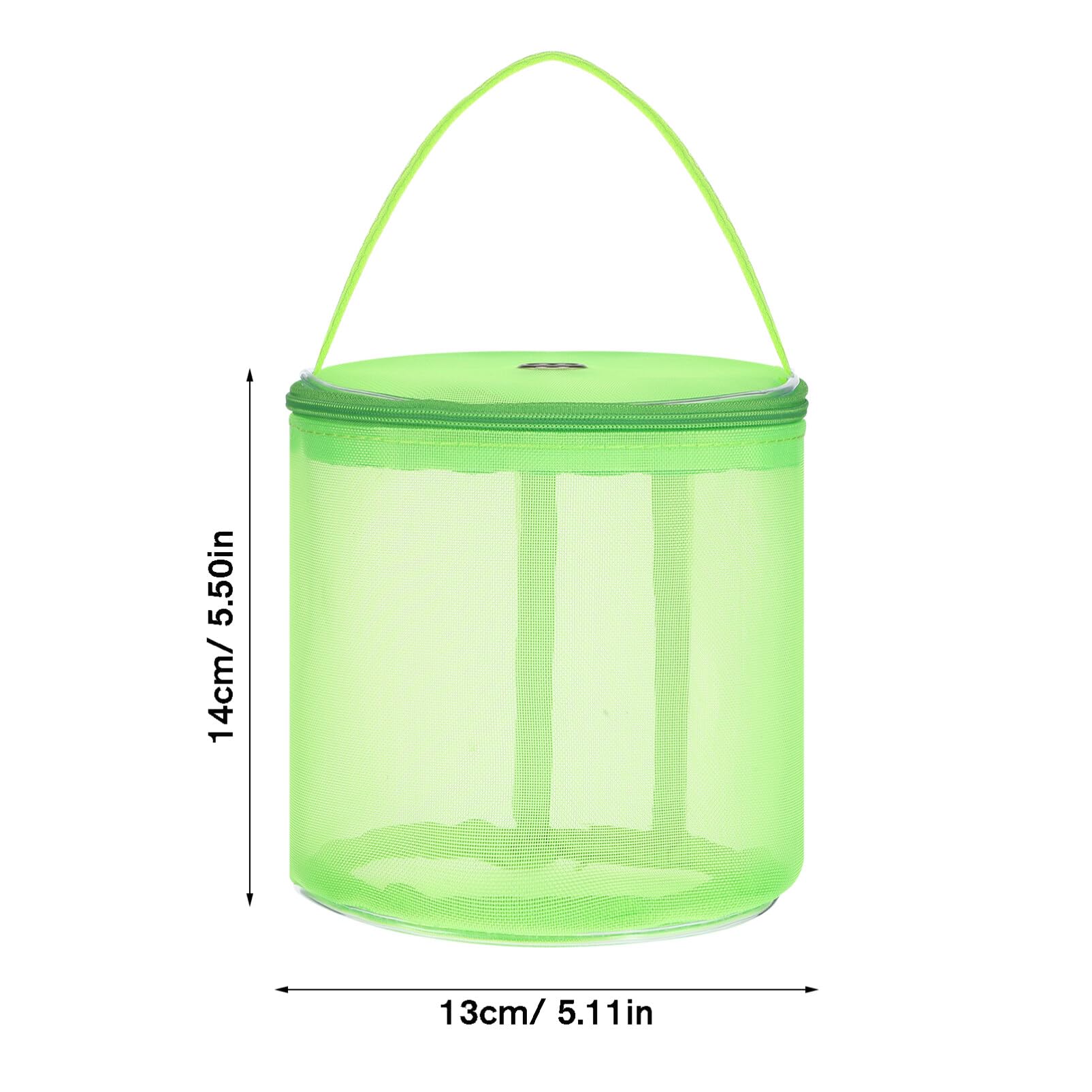 2-Pack Mesh Knitting Yarn Storage Bags - Portable Round Yarn Ball Organizer for Crochet, Knitting & Sewing Accessories | Perfect for Crafting, Travel & Home Organization