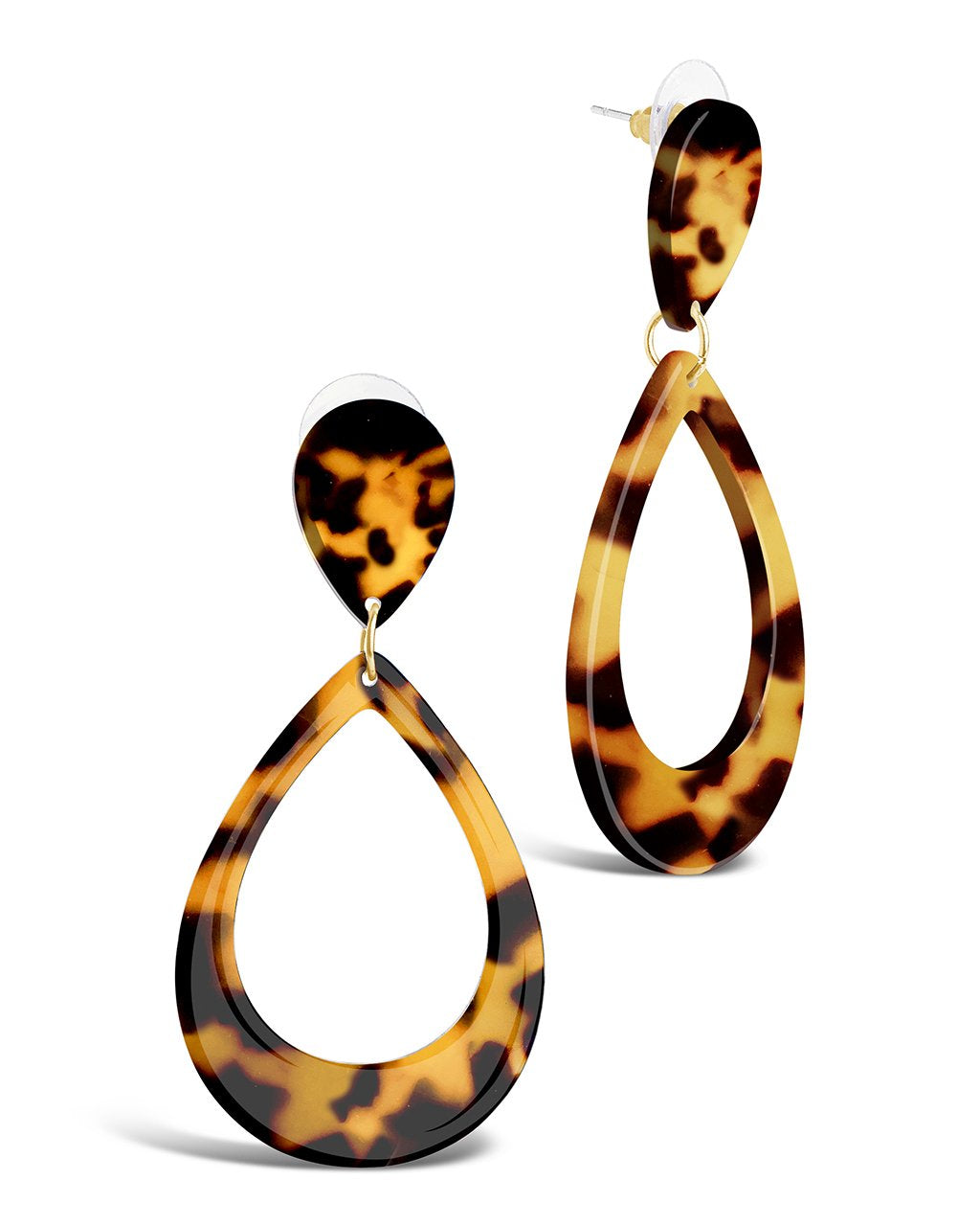 Handmade Resin Teardrop Earrings for Women - Lightweight Dangle Jewelry Gift for Birthday, Wedding & Party | Boho Chic Accessories for Everyday Wear