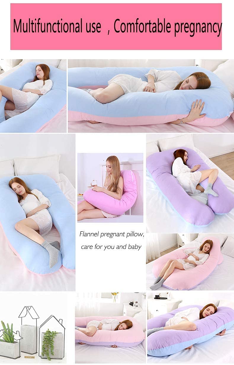 **U-Shaped Maternity Pillow for Pregnant Women – Full Body Support Pregnancy Pillow with Soft Cotton Cover – Ideal for Side Sleeping, Back Pain Relief & Comfortable Rest**    *(Perfect for Expecting Mothers – Use During Pregnancy, Nursing, or Postpartum Recovery)*
