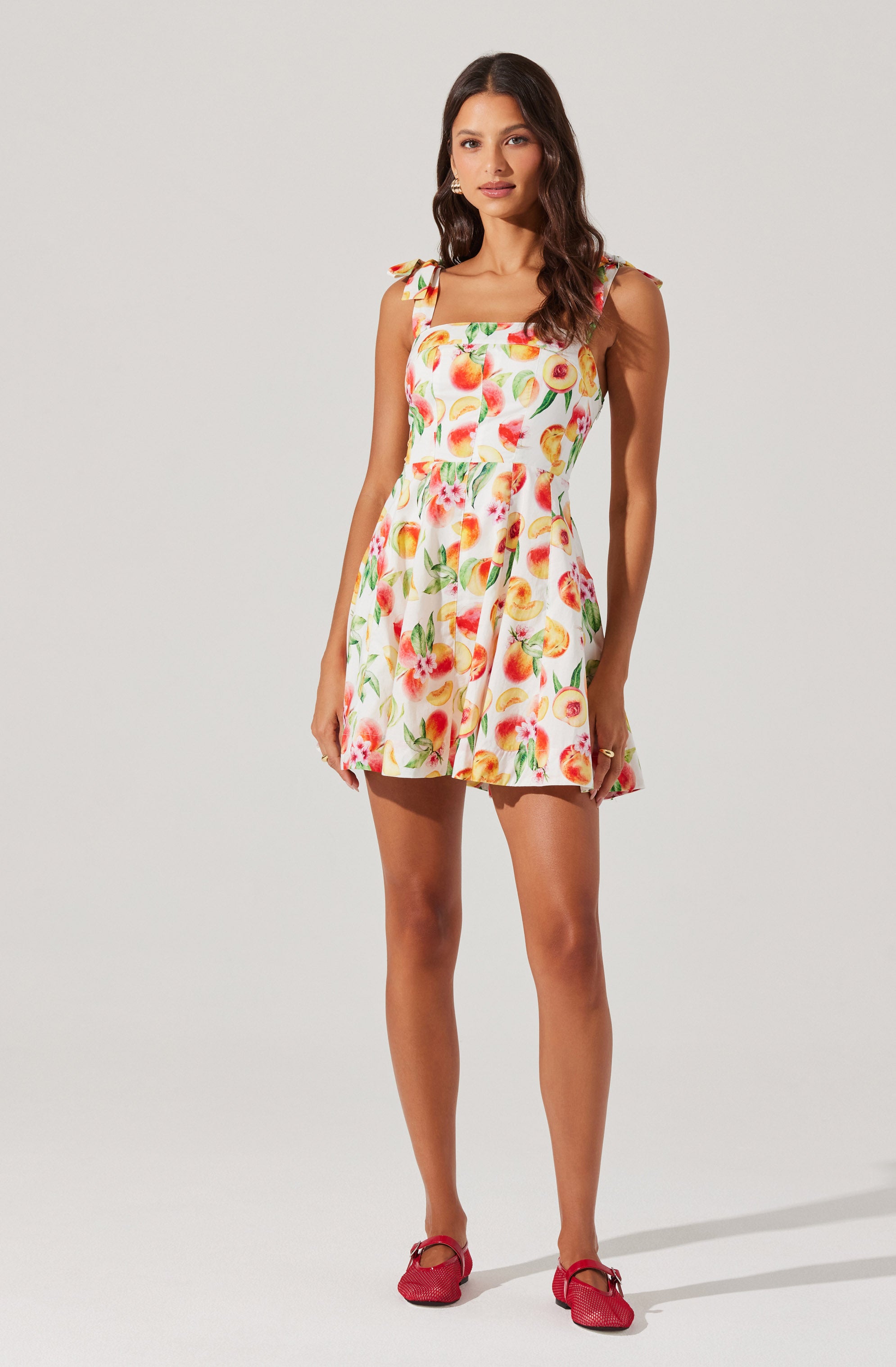 Tinesha Bow Strap Mini Dress - Elegant Flowy Summer Party Cocktail Dress for Women | Perfect for Weddings, Date Nights & Special Occasions