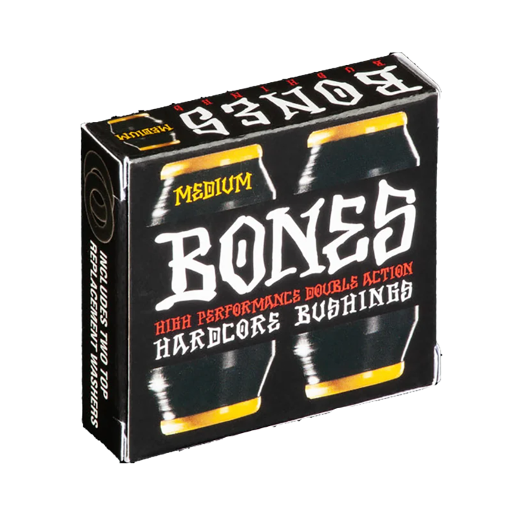 Bones Wheels Skateboard Bushings - 4 Pack Set for Smooth Ride & Precise Control - Perfect for Street, Park & Cruising