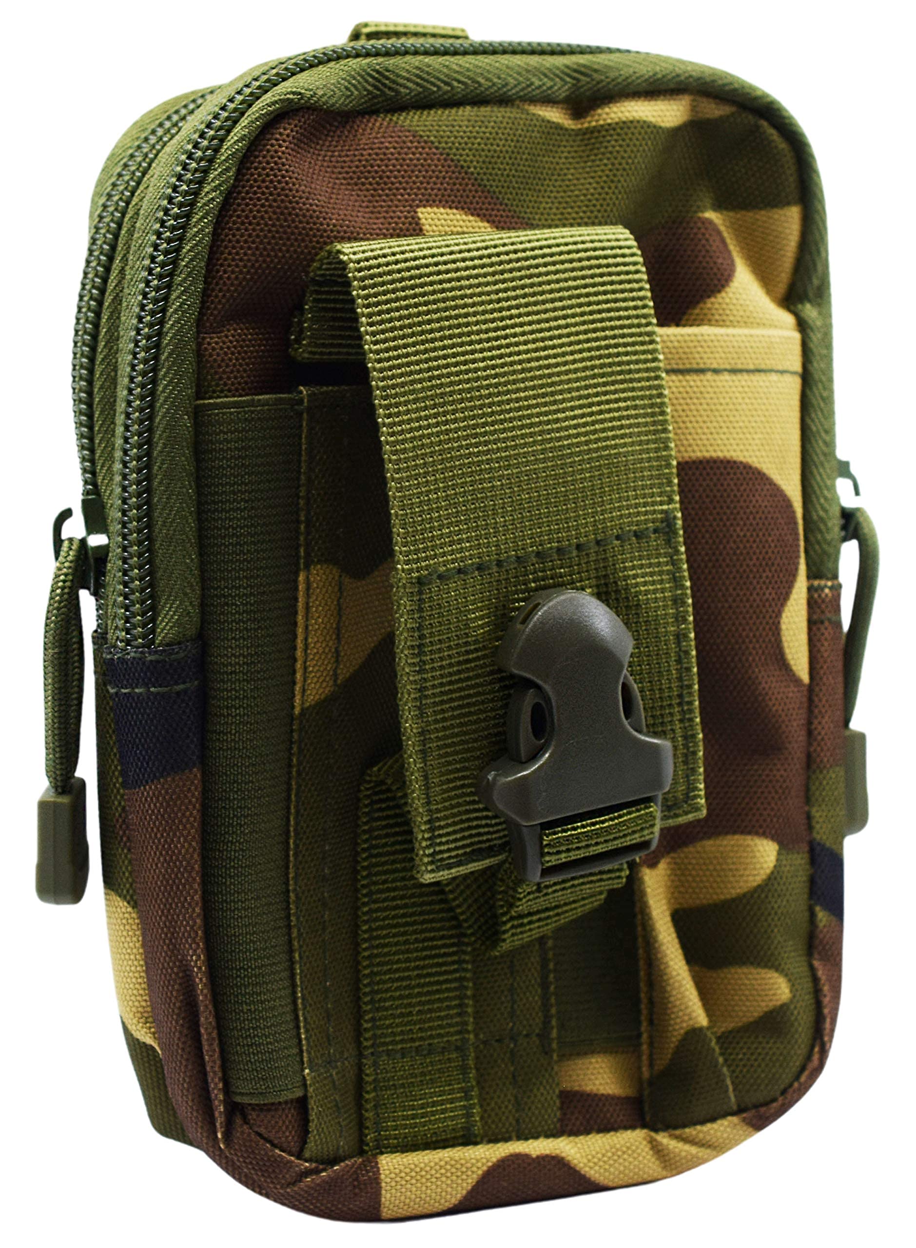 Teak Tuning Large Fingerboard Travel Carry Bag - Jungle Camo for Skateboard Fingerboard Storage & Transport - Perfect for Travel, School, Work & Outdoor Adventures