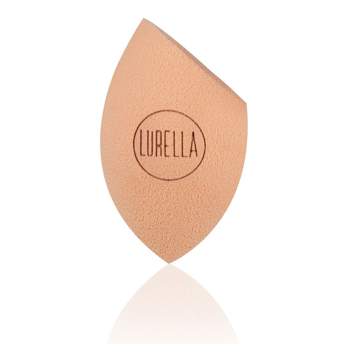 Angled Beauty Sponge for Flawless Makeup Application - Soft Beige Blender for Foundation, Concealer & Powder - Perfect for Everyday Use & Professional Makeup Artists