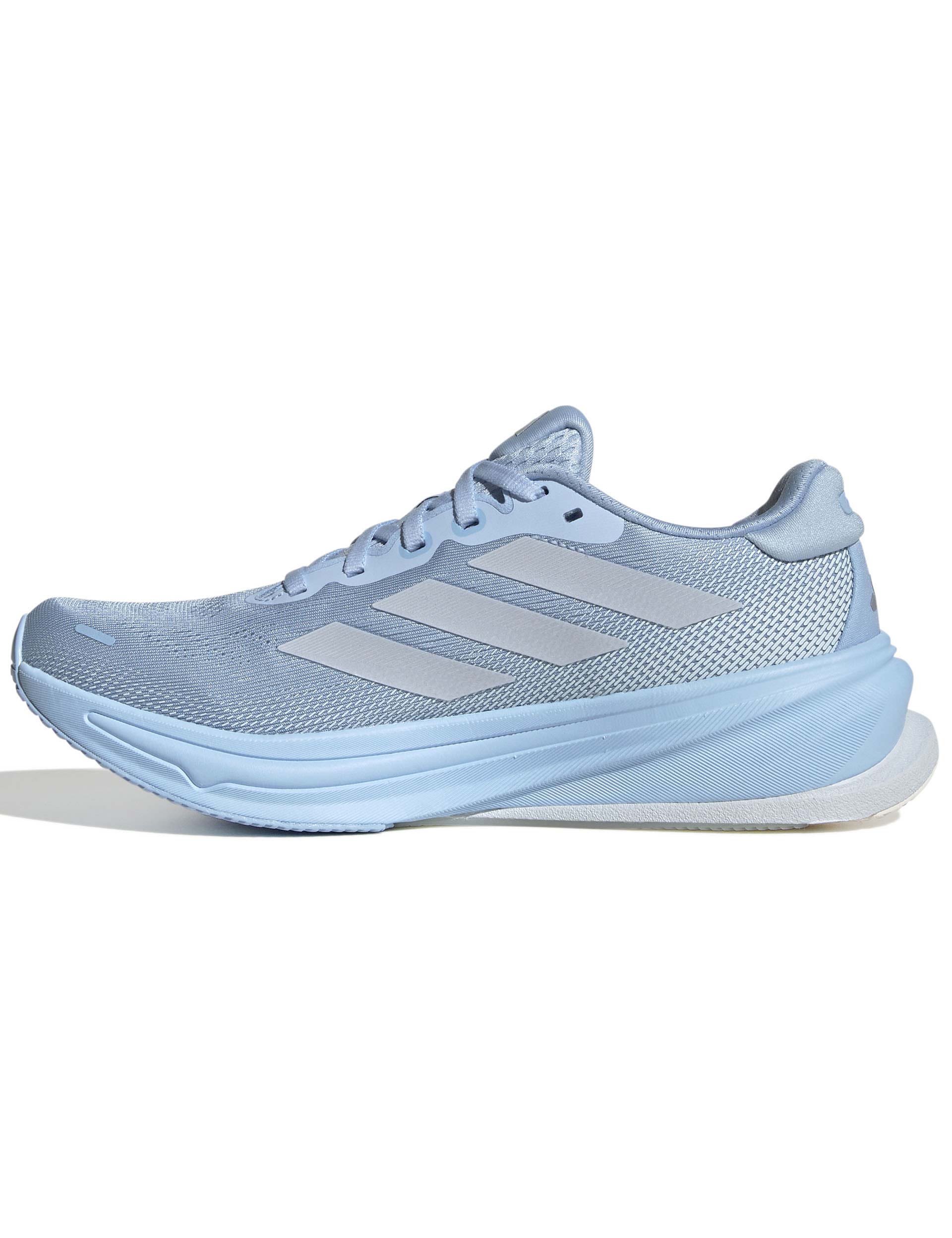 Supernova Rise 2 Running Shoes for Men & Women - Glow Blue/Halo Blue/Matte Silver - Lightweight Cushioned Training Sneakers for Jogging, Gym Workouts & Outdoor Activities