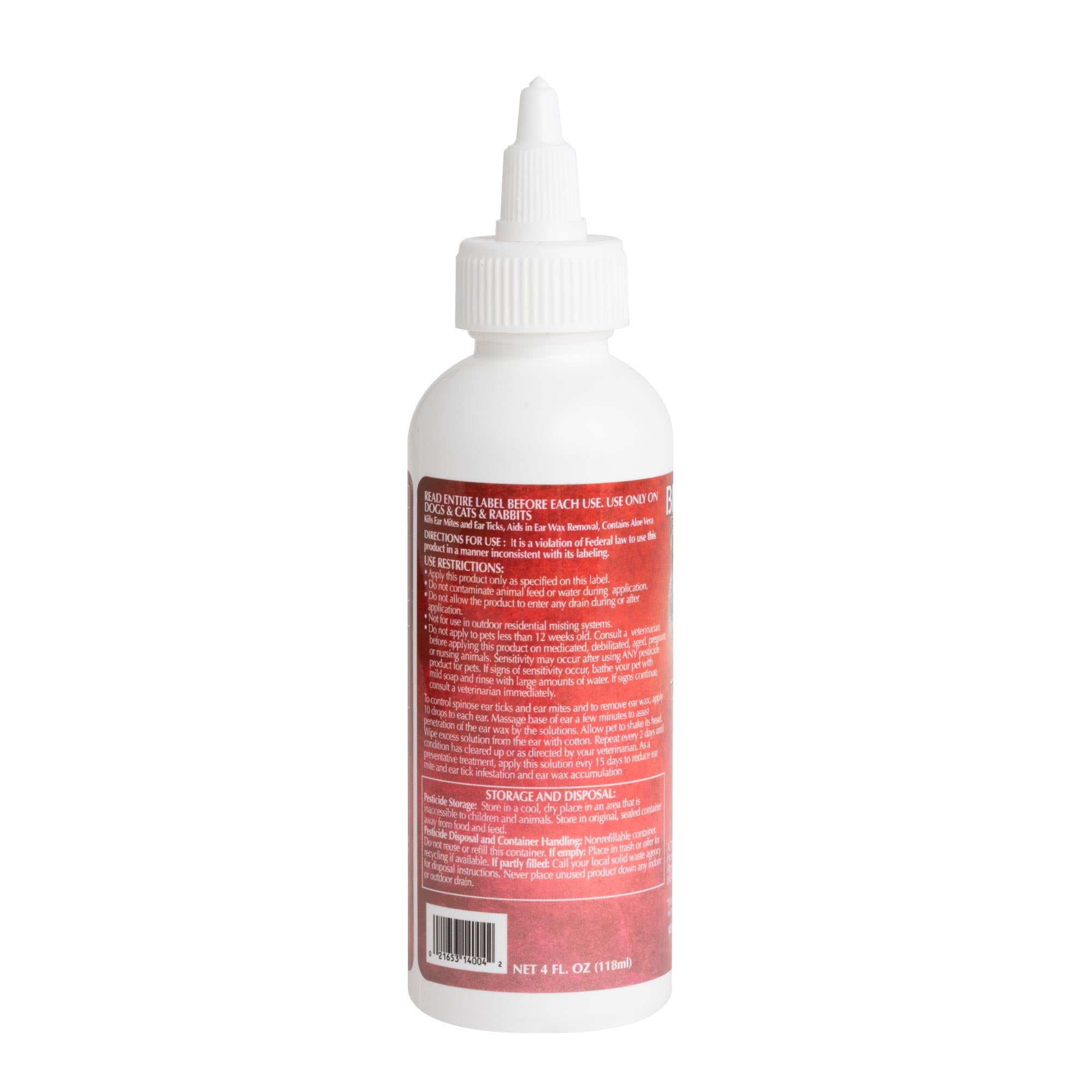 Bio Groom Ear Mite Treatment for Dogs & Cats - Fast Relief for Itchy Ears & Mite Infestations - Perfect for Home Pet Care & Veterinary Use