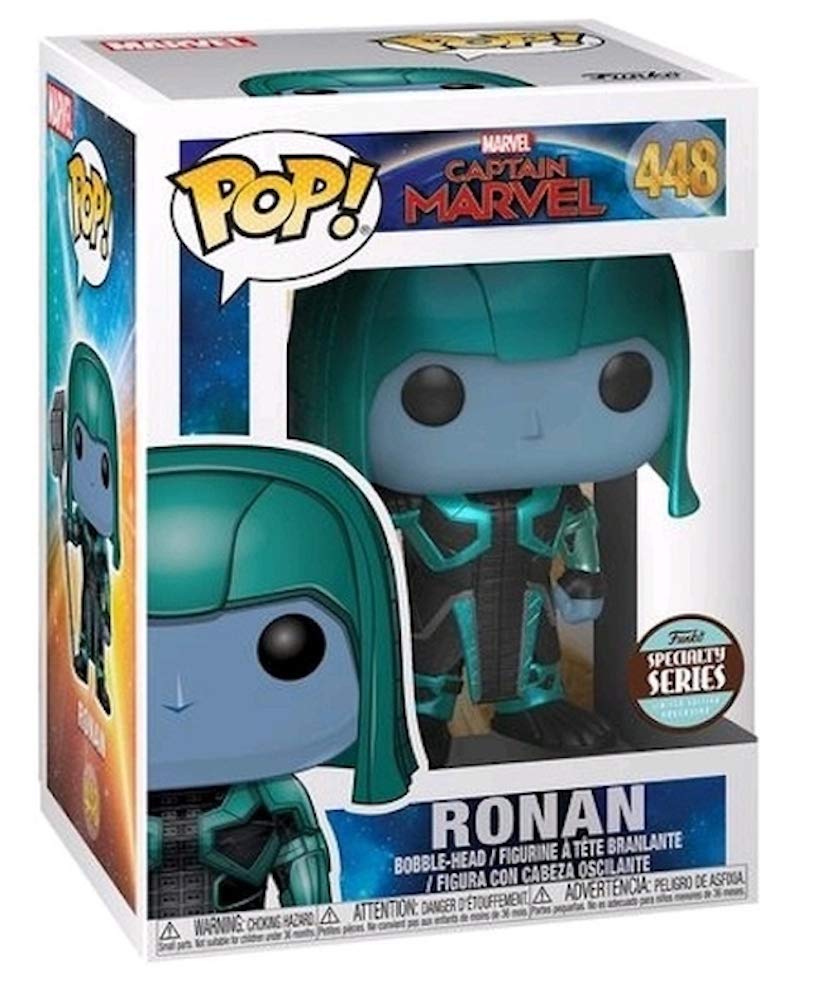 Funko Pop! Captain Marvel Ronan Specialty Series Vinyl Figure - Collectible Marvel Movie Character Toy for Display & Gifts - Perfect for Marvel Fans, Collectors & Home Decor