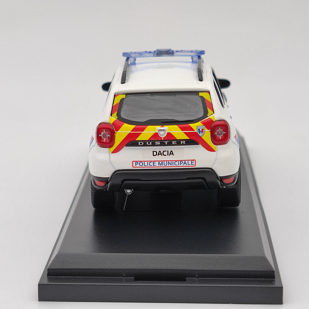 1/43 Scale Norev Dacia Duster Police Municipale 2020 White Diecast Model Car - Collectible Toy Gift for Adults & Kids - Perfect for Display, Collection, and Role Play Scenes