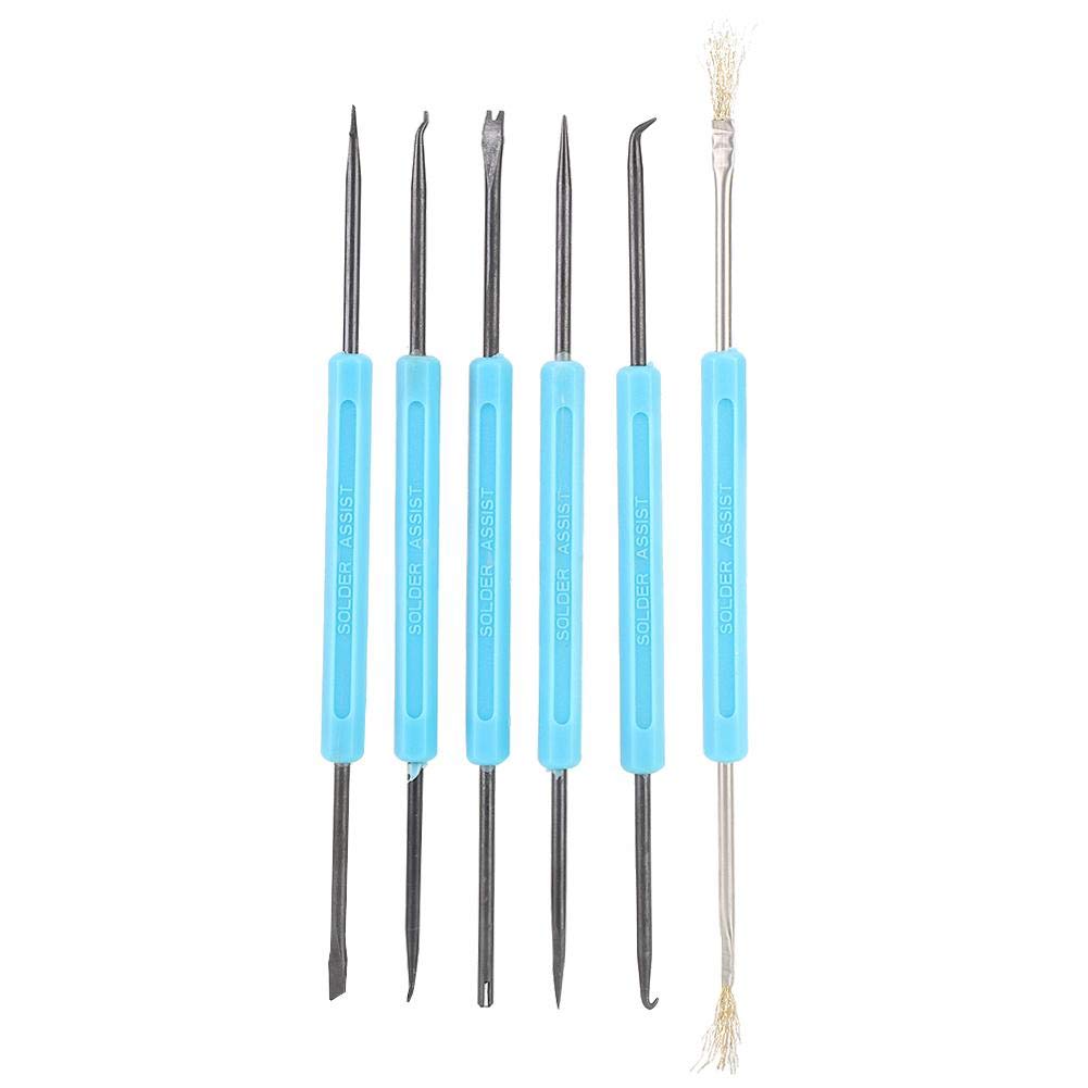 6Pcs Soldering Pick Set - Precision Soldering Aid Tools for Electronics Repair, Circuit Board & Component Maintenance | Ideal for DIY Projects, Phone Repairs & PCB Work