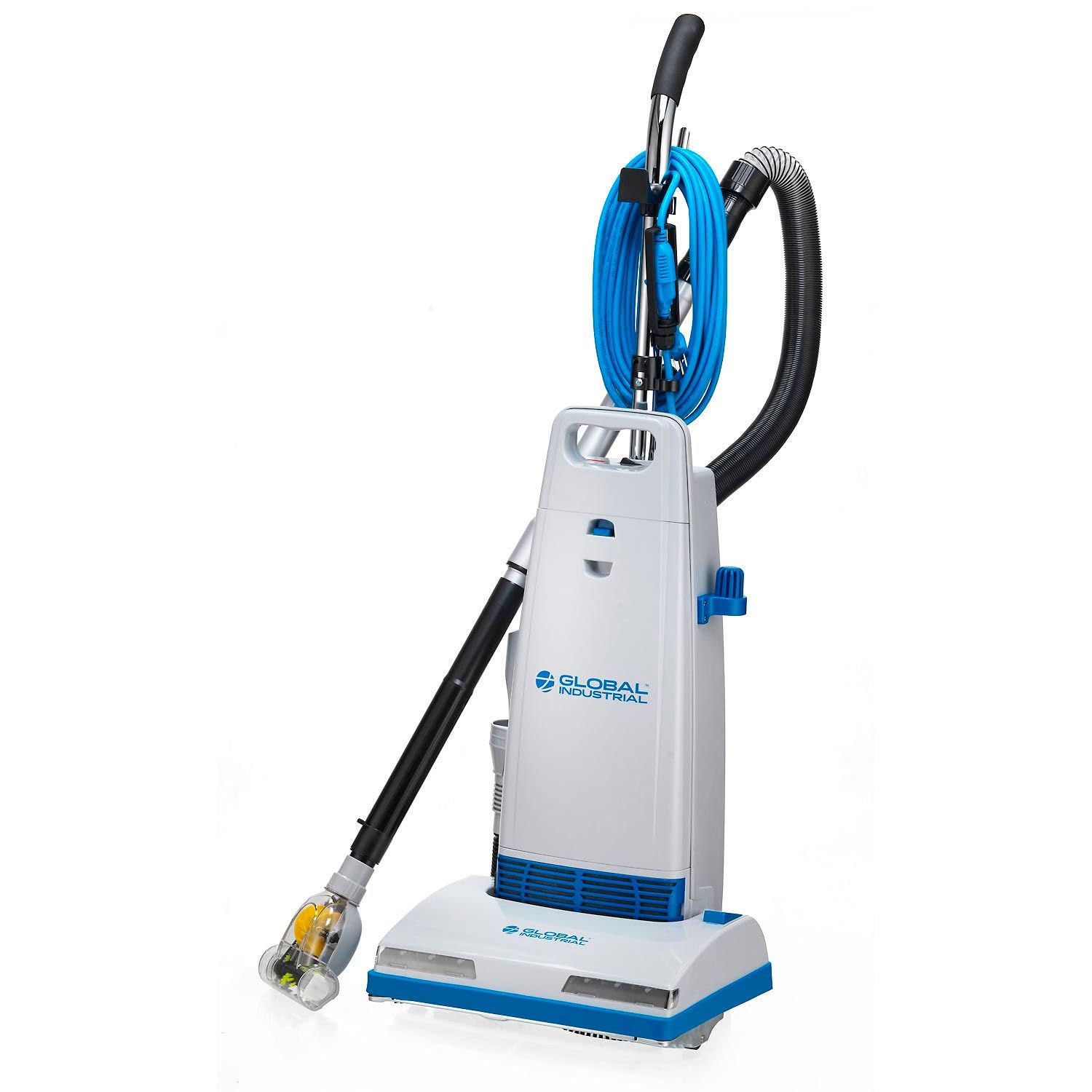 Global Industrial Commercial Upright Vacuum Cleaner - 14 Inch Wide Cleaning Path for Warehouse, Office & Retail Spaces