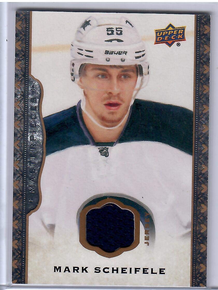 2014-15 Upper Deck Masterpieces Hockey Mark Scheifele Jersey Card #5 - Authentic NHL Collectible for Sports Memorabilia Fans - Perfect for Display, Trading, and Investment Collections