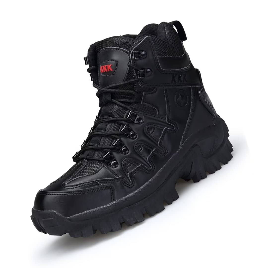 **Men's Tactical Boots - Waterproof Lightweight Hiking Work Boots for Outdoor, Military & Combat Use - Durable & Comfortable for Hiking, Hunting & Work**