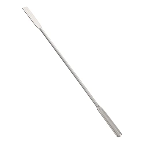 POPETPOP Stainless Steel Lab Spatula - Double Ended Capsule Filling & Sampling Scoop for Herb Powders, Pills & Laboratory Use | Perfect for Pharmacy, Supplement Making & Scientific Research