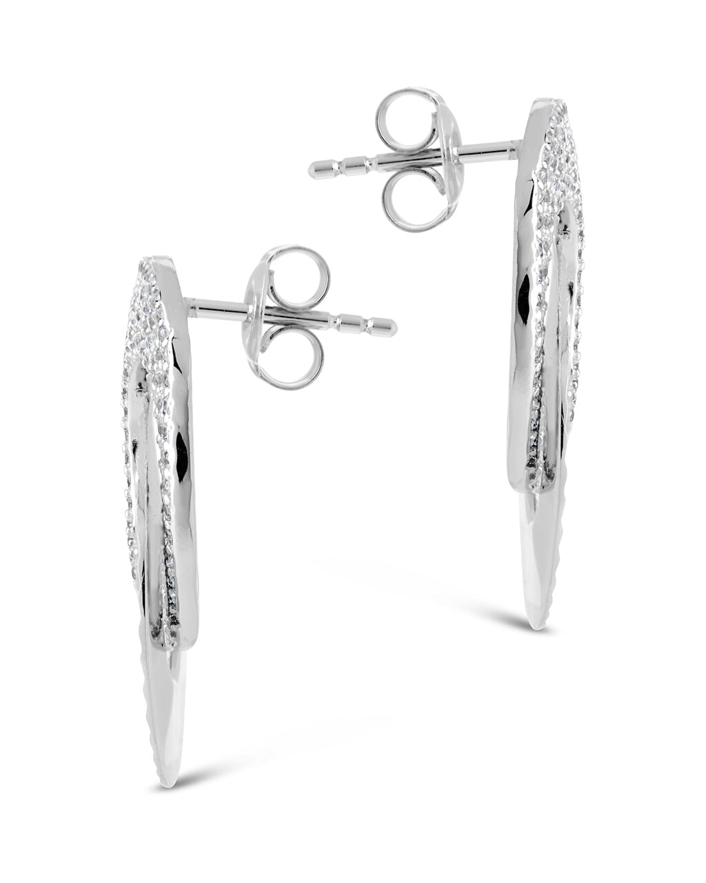 Adelina 14K Gold Linking Drop Stud Earrings for Women - Elegant Dangle Earrings for Daily Wear, Parties & Special Occasions