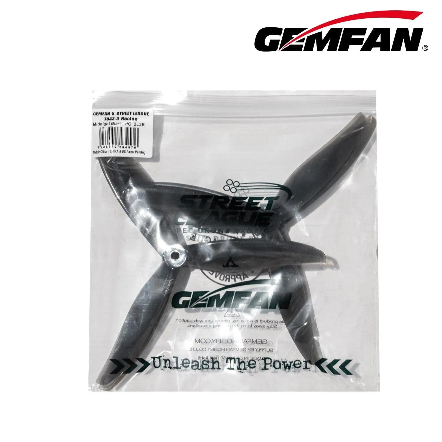 Gemfan X Street League 7043 3-Blade 7-Inch Propeller for 2205 Motor - High Performance Drone Propellers (Pack of 8) - Perfect for FPV Racing, Freestyle Flying & Aerial Photography