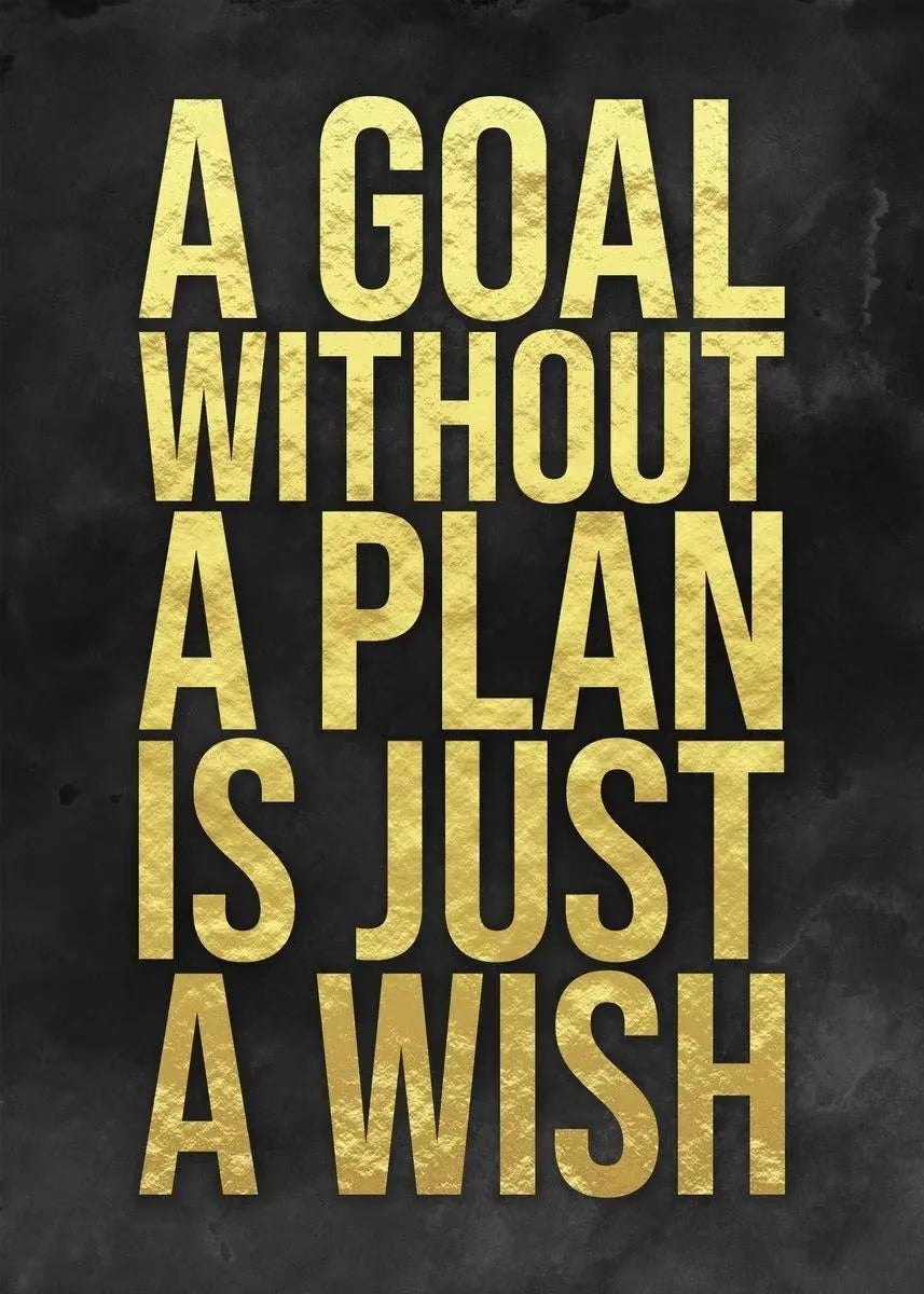 Inspirational Motivational Quotes Canvas Wall Art - Unframed Office & Home Decor Prints for Success, Work & Living Room