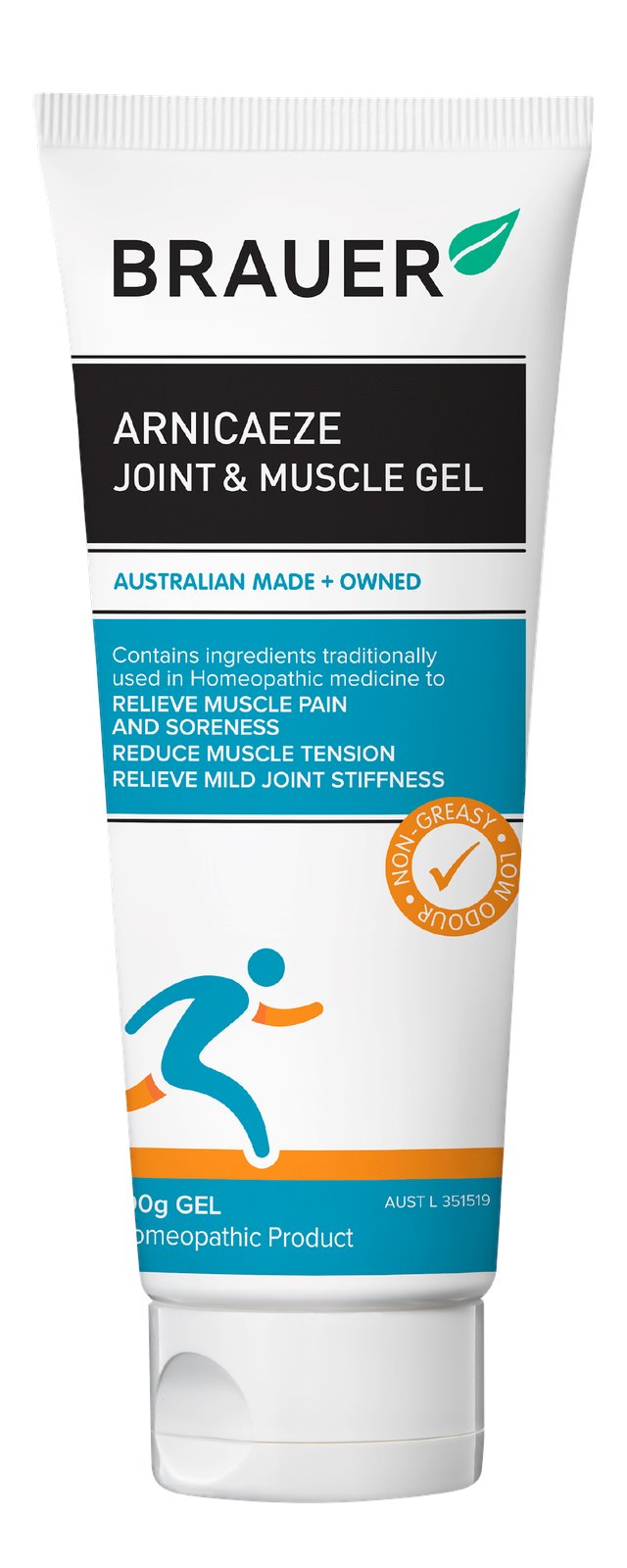 Brauer Joint & Muscle Sports Ice Gel - Fast Pain Relief for Athletes & Active Lifestyles - Post-Workout Recovery & Sore Muscle Treatment