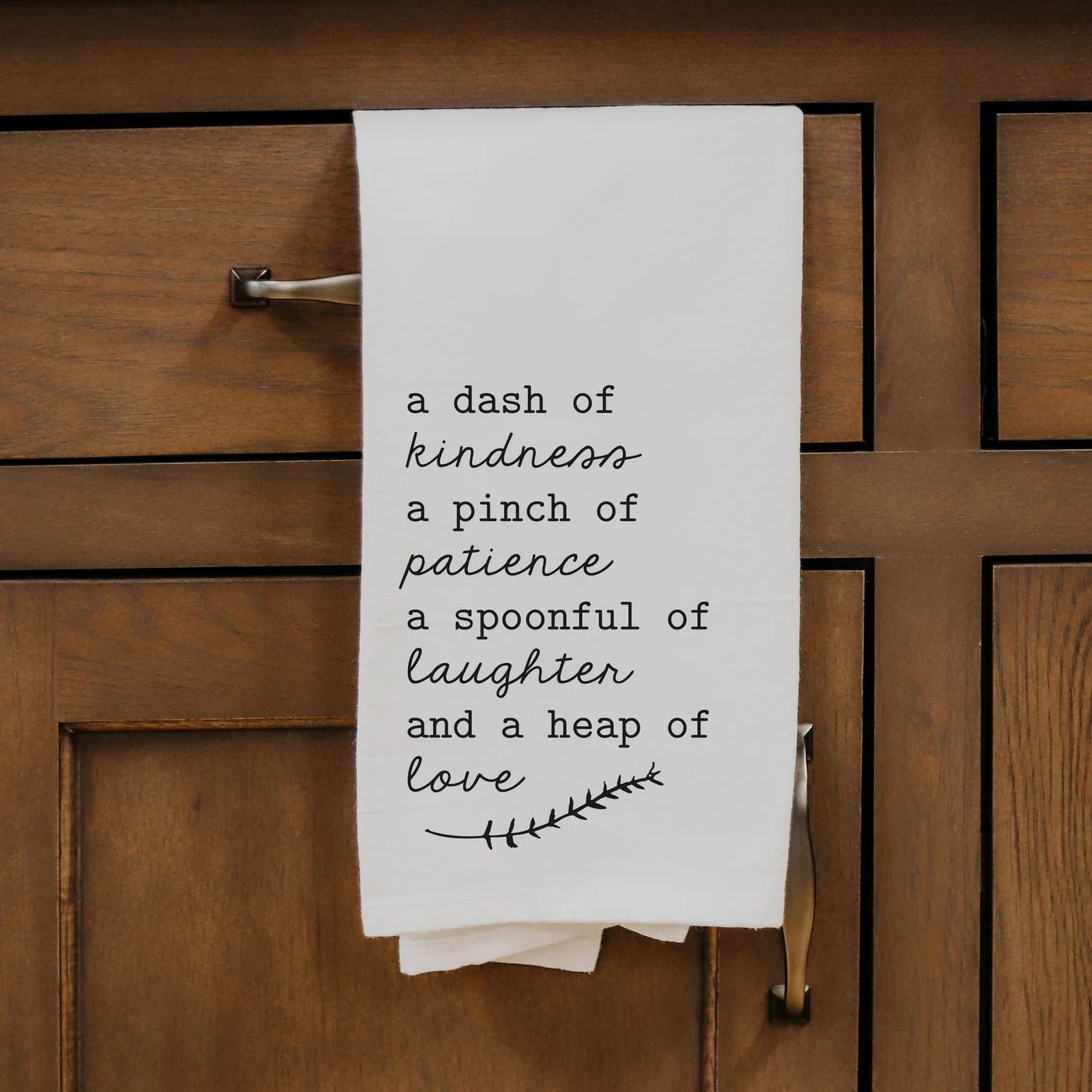 A Dash of Kindness Dish Towel - Soft & Absorbent Kitchen Towel for Drying Dishes, Hands & Cleaning - Perfect for Everyday Use, Gifts & Home Decor