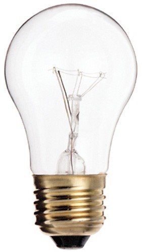 120-Pack Satco S3948 130V 15W A15 Heavy Duty Clear Appliance Light Bulbs - Perfect for Refrigerators, Ovens, and Microwaves