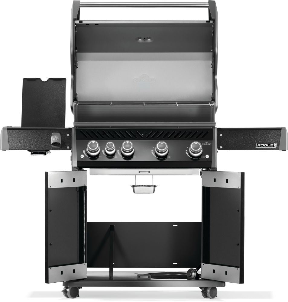 Napoleon Black Rogue PRO 525 SIB Portable Gas Grill - Outdoor BBQ, Camping & Tailgating - High-Performance Stainless Steel Grill for Backyard, Patio & Picnics