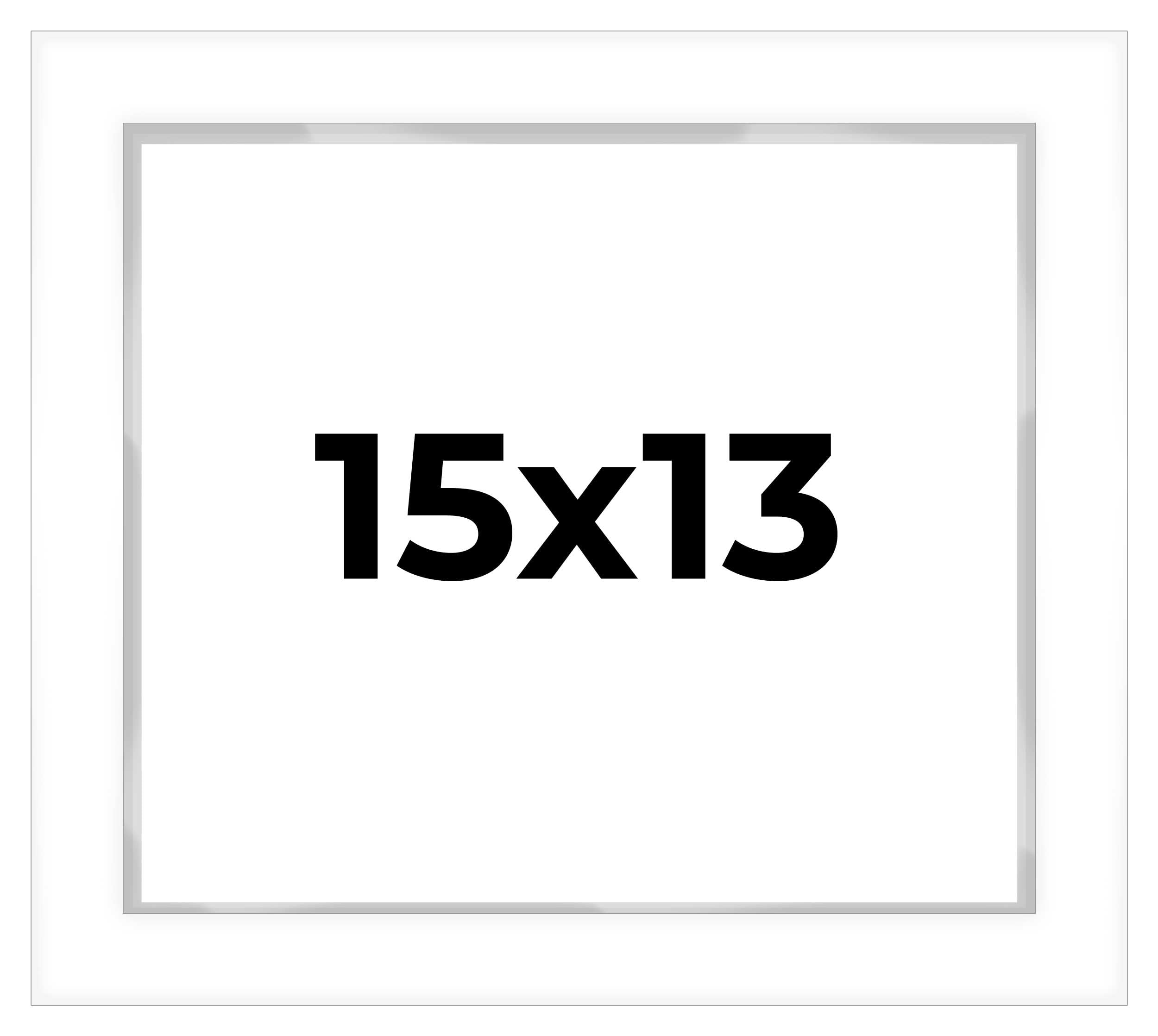 15x13 Inch White Shadow Box Display Frame - 1 Inch Deep with 1.5 Inch Wide Moulding | Shatter-Resistant Acrylic Plexiglass, Acid-Free Foamboard Backing & Hanging Hardware Included | Perfect for Memorabilia, Photos, Artwork Display in Home or Office Decor