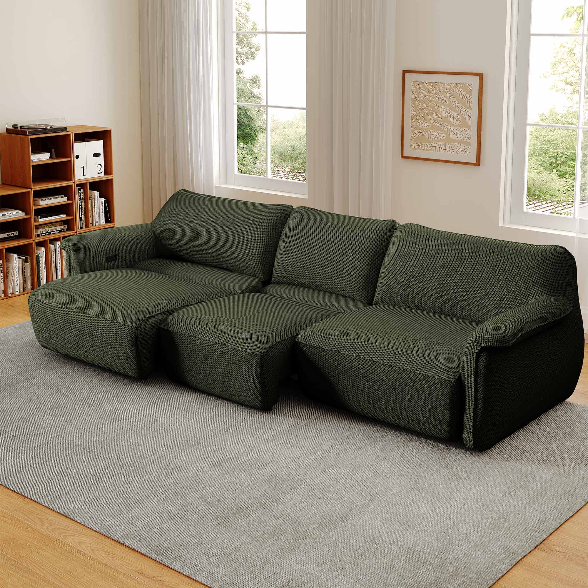 Vero Power Sleeper Sofa - Convertible 3-in-1 Folding Bed with Storage | Modern Comfort for Small Spaces | Perfect for Guest Rooms, Apartments & Home Offices