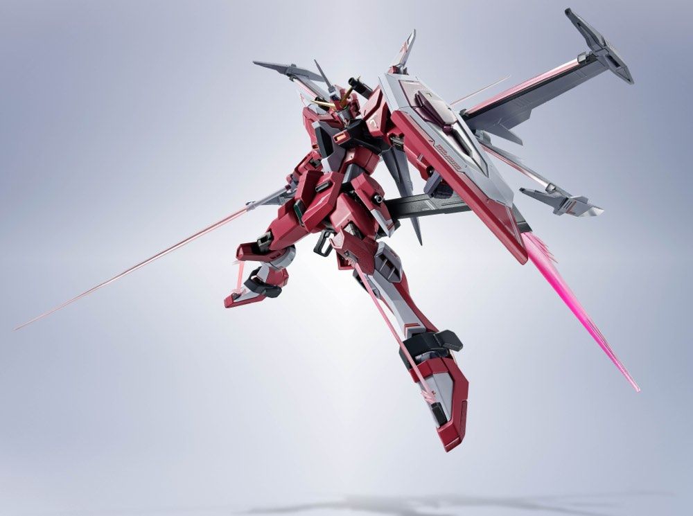 Bandai Metal Robot Spirits Gundam Seed Freedom ZGMF-X191M2 Infinite Justice Gundam Type II Action Figure - Collectible Anime Model Kit for Display & Gundam Battles