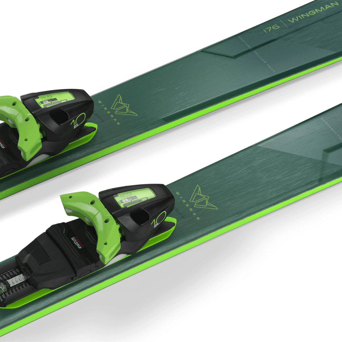 Elan WINGMAN 78 C PS Ski with EL 10.0 DB585418 Bindings 2025 - Perfect for All-Mountain Skiing and Freeride Adventures