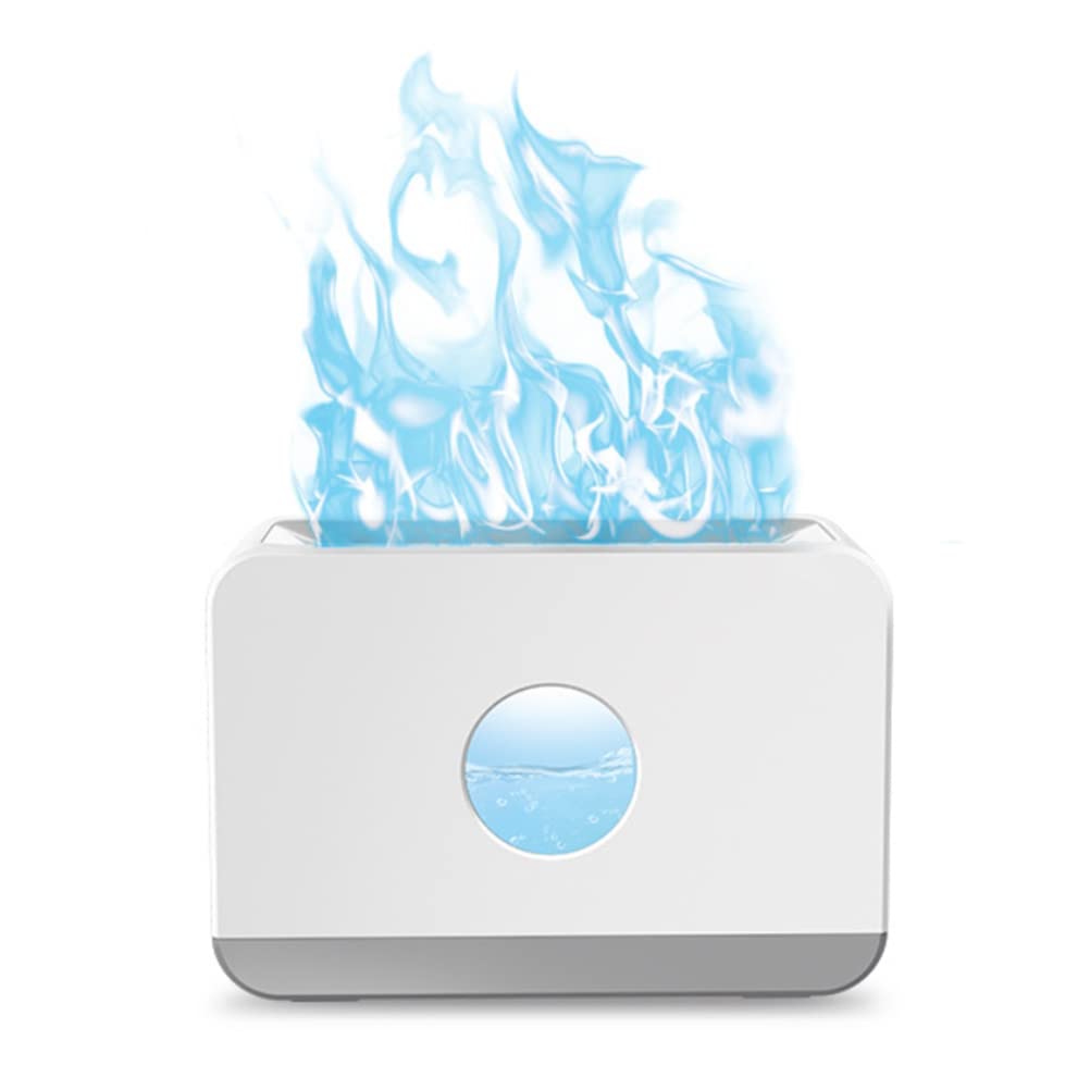 Premium Essential Oil Diffuser with LED Flame Light - Ultra Quiet Aromatherapy Diffuser & Humidifier, 3 Timer Modes, Auto Shut-Off - Perfect for Home, Office, Yoga & Spa Relaxation