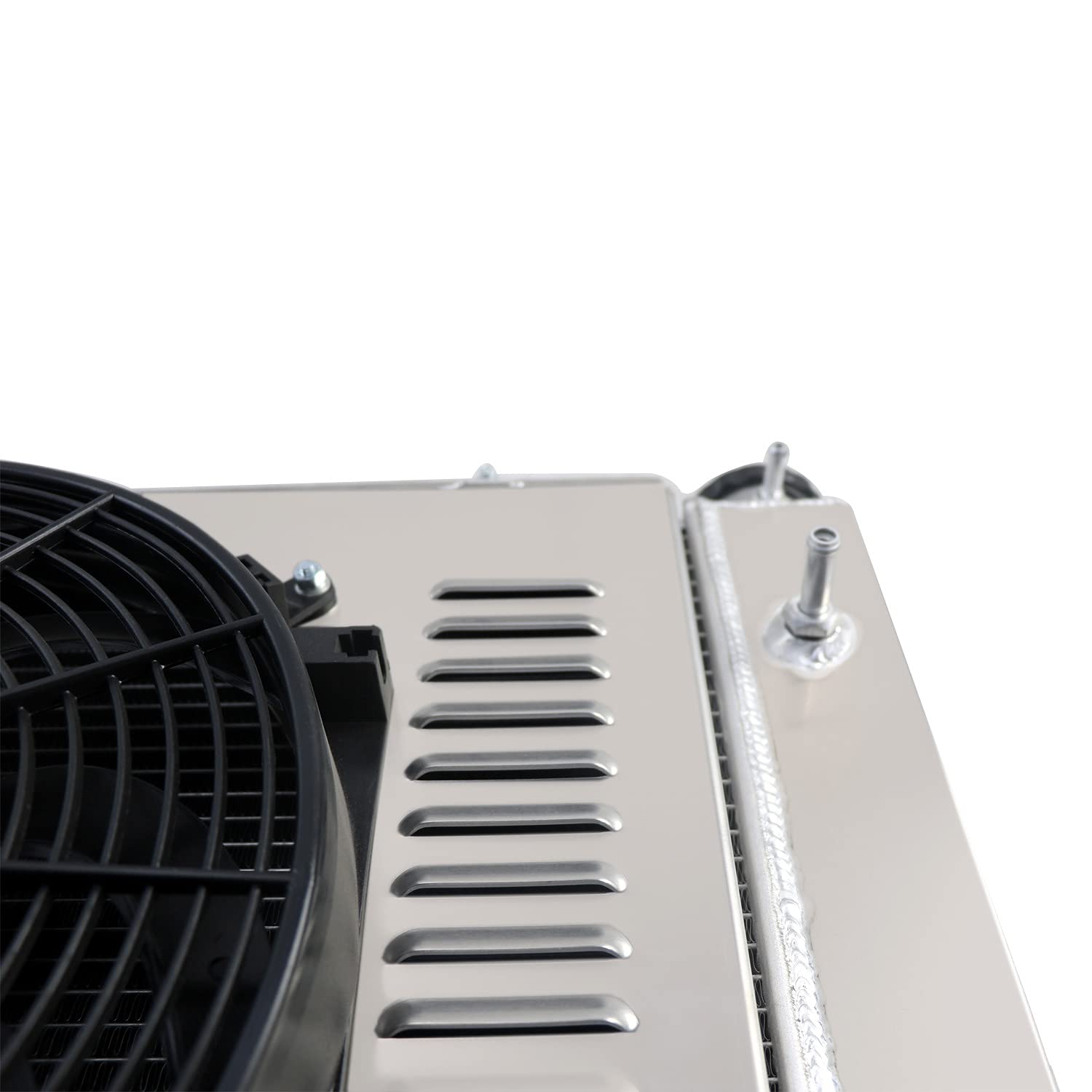 4 Row Aluminum Radiator with Shroud & 14