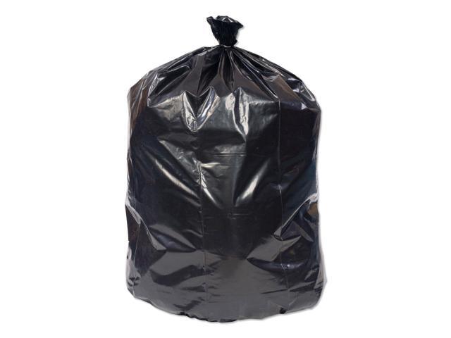 Extra Heavy Duty Black Low Density Trash Can Liner Rolls - Perfect for Large Garbage Bins, Commercial Use & Outdoor Cleanups