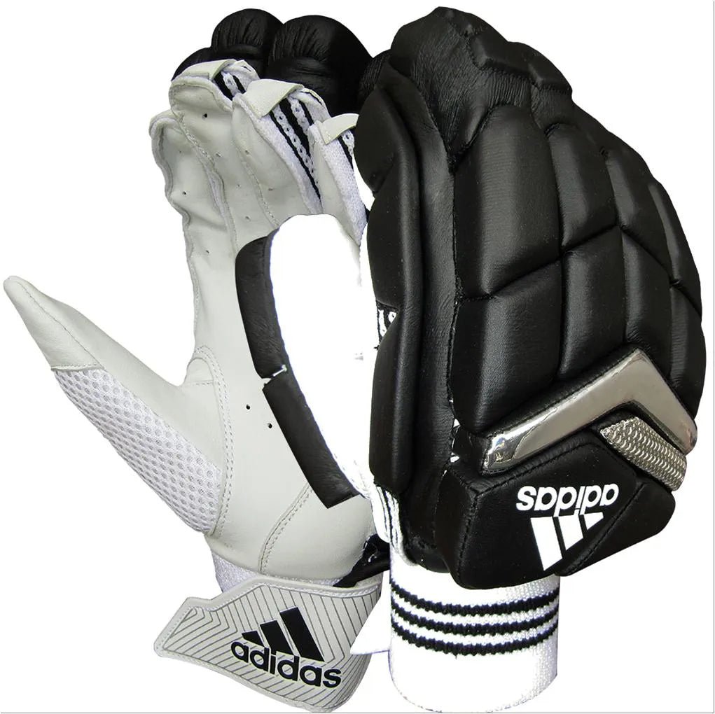 Adidas XT 1.0 Cricket Batting Gloves - Black/Silver IPL Edition - Premium Cricket Gloves for Men - Perfect for Cricket Matches & Training Sessions
