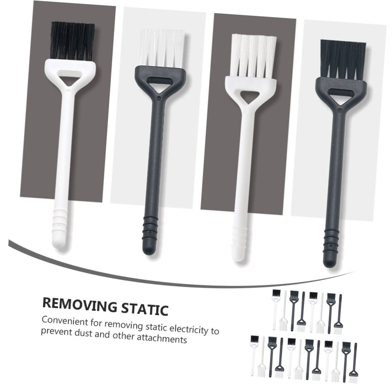 20pcs Electric Razor Cleaning Brush Set - Multipurpose Mini Keyboard & Computer Brush, Electric Shavers & Trimmer Mustache Cleaner - Perfect for Grooming, Electronics & Home Cleaning